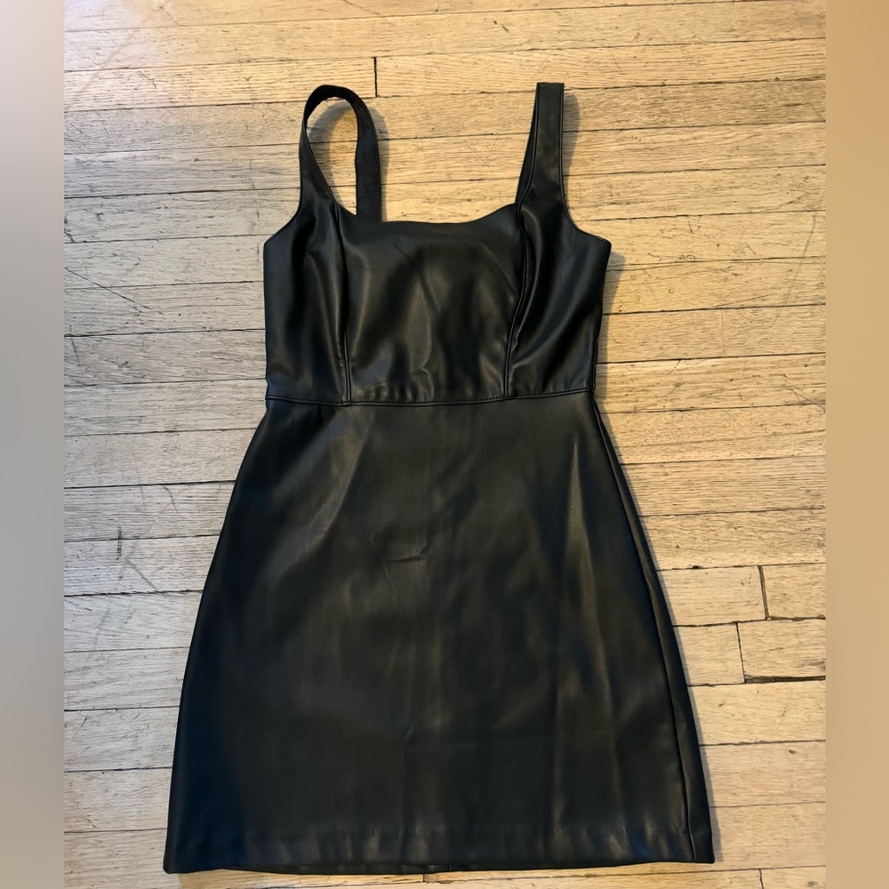 NWT Abercrombie & Fitch Faux Leather Dress